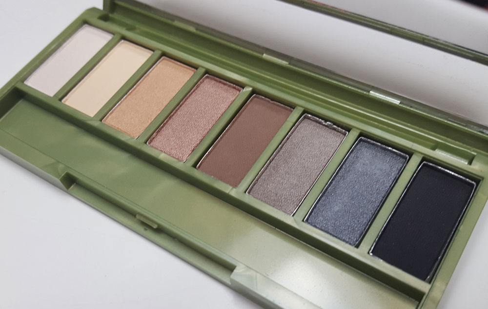 alverde Lidschatten Farbpalette