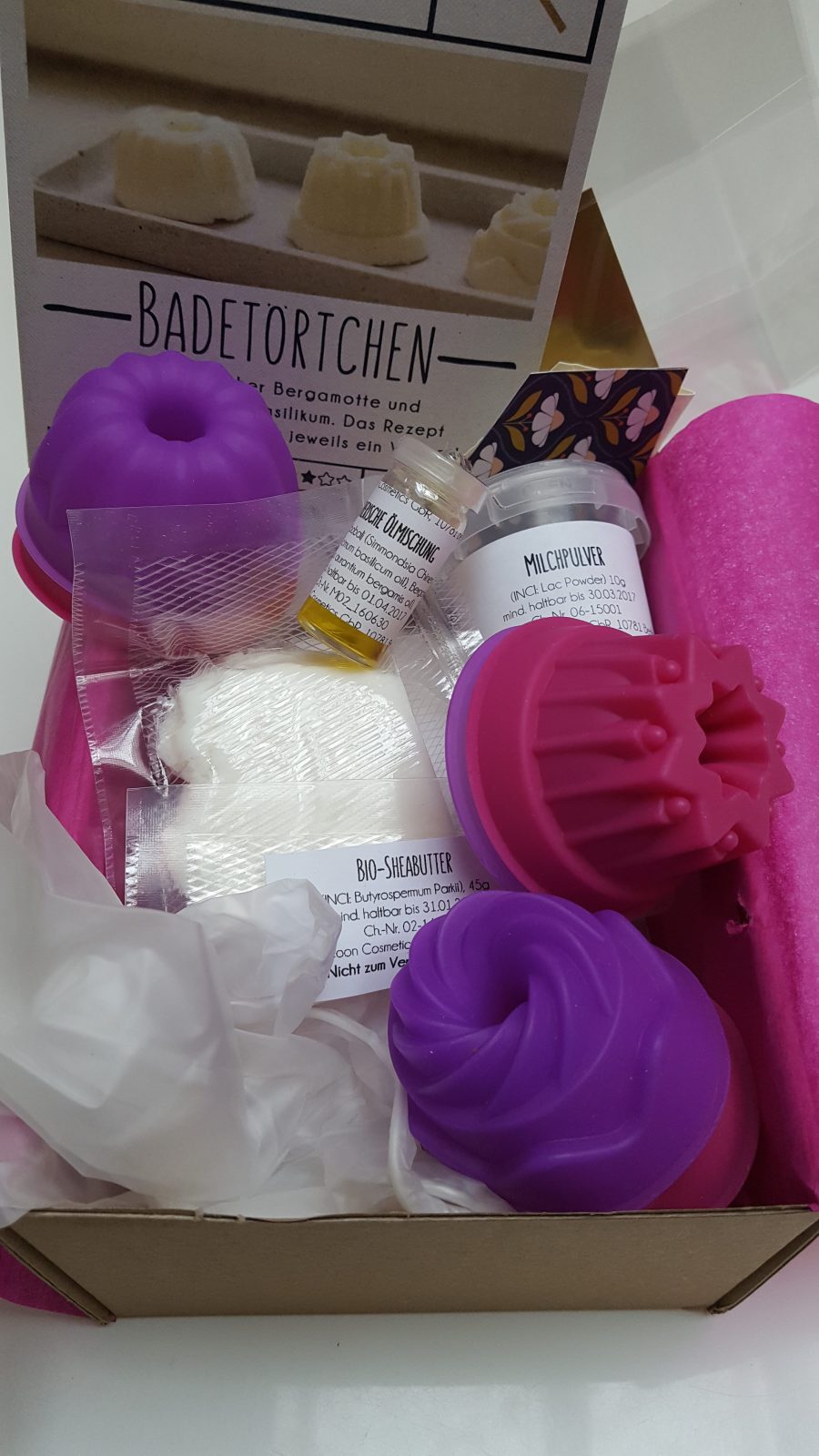 Das COSCOON Bade-Törtchen-Kit