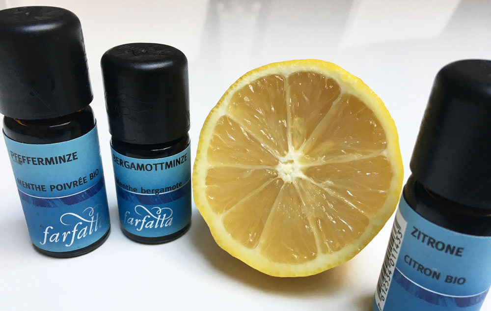Titelbild WE LOVE farfalla Ätherische Öle: Bergamottminze, Zitrone & Pfefferminze
