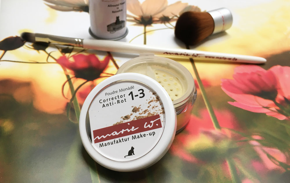 WE LOVE: marie w. Anti-Rot-Puder Corrector 1-3 Bild: naturalbeauty.de
