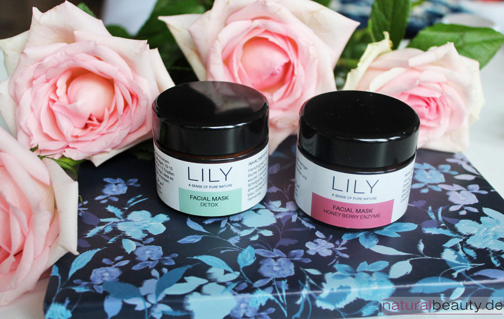 Titelbild: LILY Naturalcosmetics Facial Mask Detox und Facial Mask Honey Berry Enzyme Bild: naturalbeauty.de