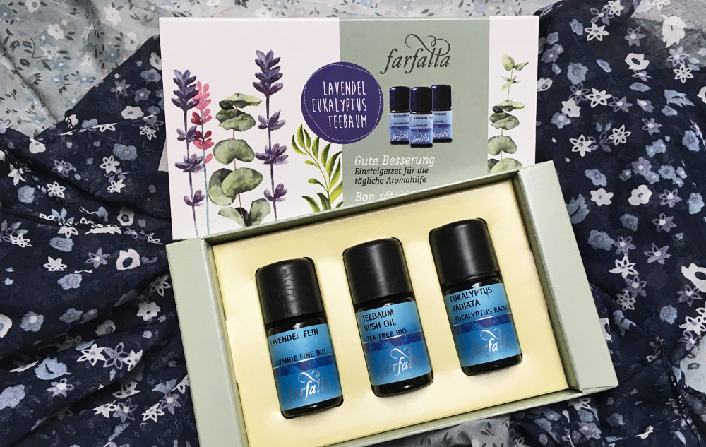 Titelbild Blog: Aromatherapie für Anfänger: Einsteigerset Gute Besserung von farfalla Bild: naturalbeauty.de