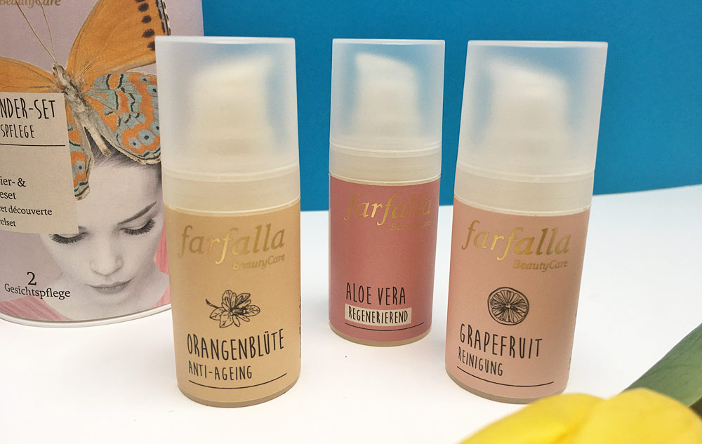Blog: Gesichtspflege mit dem farfalla Weekender-Set Bild: naturalbeauty.de