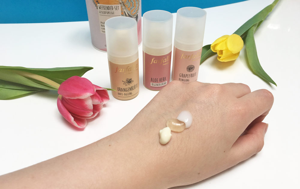 Blog: Gesichtspflege mit dem farfalla Weekender-Set Bild: naturalbeauty.de