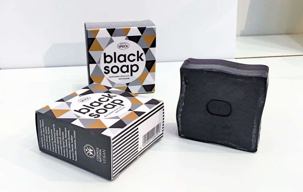 Die neue SPEICK Black Soap mit Aktivkohle.