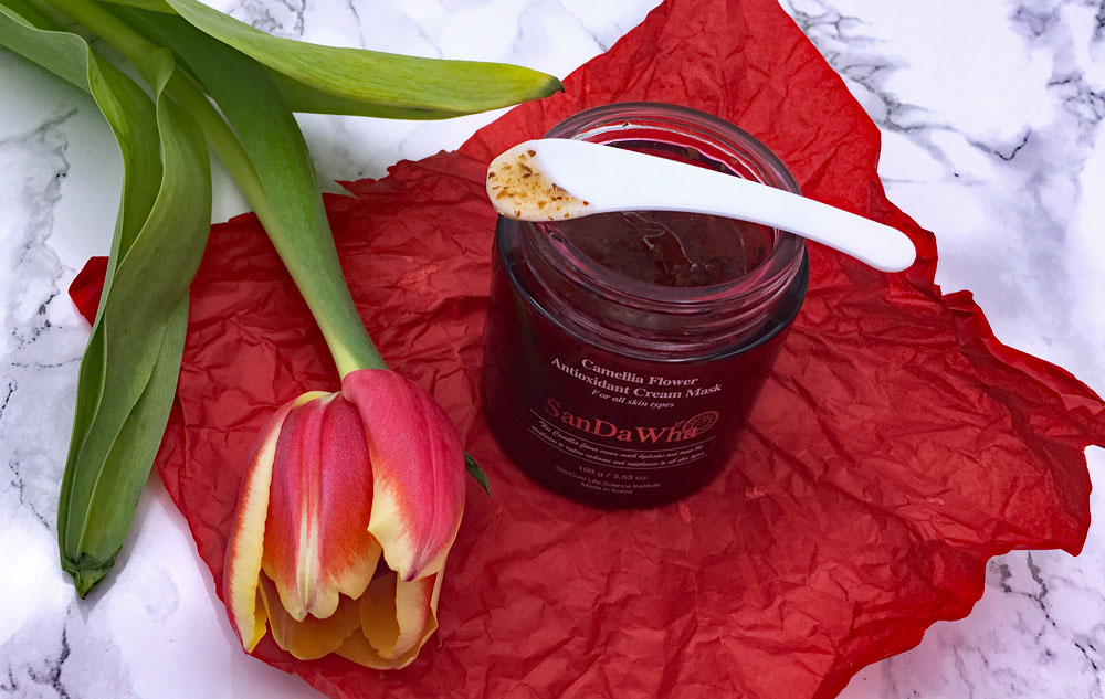 Gesichtsmaske SanDaWha Camellia Flower Antioxidant Cream Mask