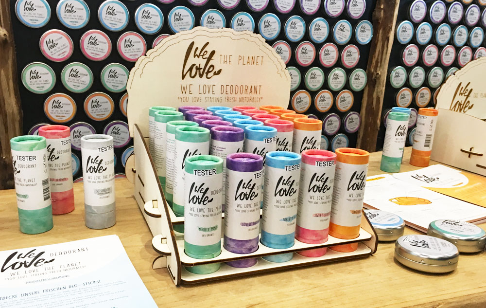 Die Deosticks von WE LOVE THE PLANET.